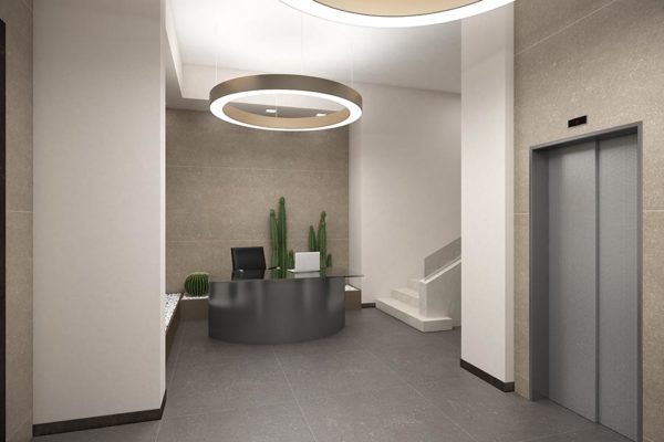 Arcolinea - Ristrutturazione ingresso Milano - Render